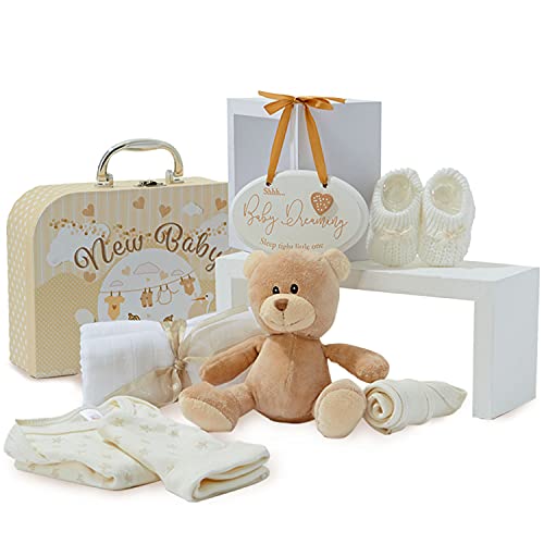 Conjunto de Presente para Recém-Nascido Baby Box Shop - Móveis para bebês e crianças pequenas - fraldas, peito, capa almofada, tecido suave