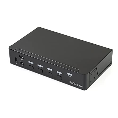 Chaveador KVM STARTECH.COM SV431DPU3A2 em Preto STARTECH - Redes - displayport, usb 3.0, 4 portas, áudio