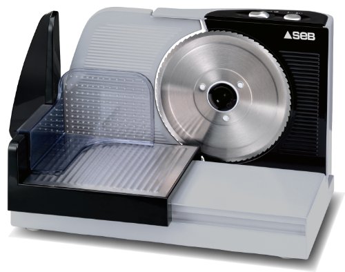 Máquina de Corte Seb FS520E00 Elétrico Preto, Prateado 130 W SEB - Utensílios de Cozinha - 130 w, metal, 3 lâminas, elétrico