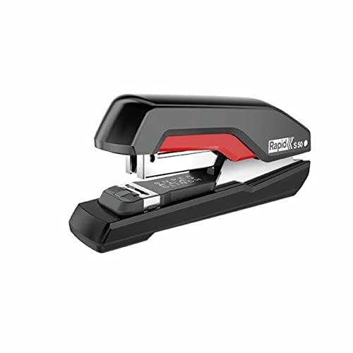 Agrafador RUBBERN'RAIL Rapid Supreme S50 Rapid - Agrafadores - agravar, 50 folhas, super flat clinch, larga vida