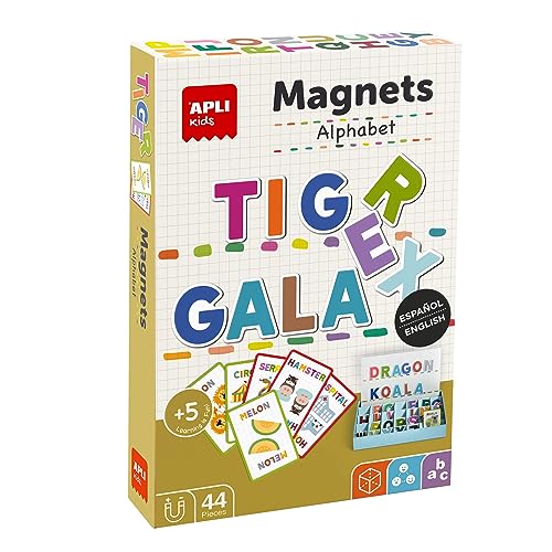 Jogo Educativo APLI KIDS Magnetic Alphabet Board (Idade Mínima: 4) APLI - Jogos - alfabeto, letras magnéticas, 4 anos