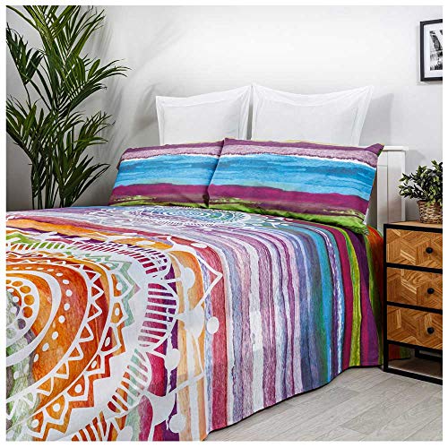 Conjunto edredões COTTON ARMANDA Mandala (135x190/200cm) COTTON ARTEAN - Lençóis - conjunto, edredões, cotton, ARMANDA, mandala, 135x190/200cm