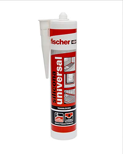 Silicone FISCHER Universal Transparente F98646 (280 ml) Fischer - Revestimentos protetores e selantes - 280 ml, transparente, resistente ao gelo, não tóxico