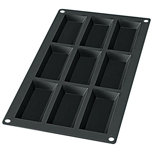Formas para Bolinhos LÉKUÉ Financier Rectangular Lékué - Formas de cozinha - financier, rectangular, 9 cavidades, estável