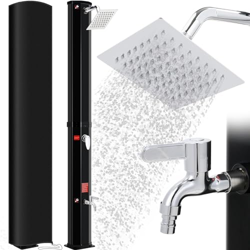 Chuveiro Solar 40L 225Cm com Mangueira e Tubo de Rega LIFERUN - Móveis de exterior - 40l, 22,5cm, mangueira, tubo de rega