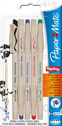 Esferográfica PAPERMATE 4-Color Liquid Ink Ball Pen 3 Pack Paper Mate - Canetas - esferográfica, papemate, tinta líquida, bola de tinta, 3 unidades