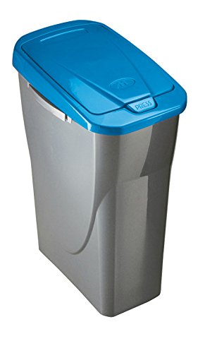 Caixote do Lixo M-HOME Eco Bin (Plástico - Azul) Mondex - Lixeiras e cestos de lixo - plástico, azul, 25l