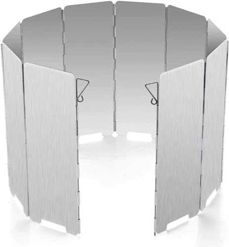 Fogão de Campismo LEAPBEAST (Azul - Alumínio) OLT-EU - Acessórios para fogão de cozinha portátil - alumínio, compacto, 25x18,5 cm, fácil de limpar