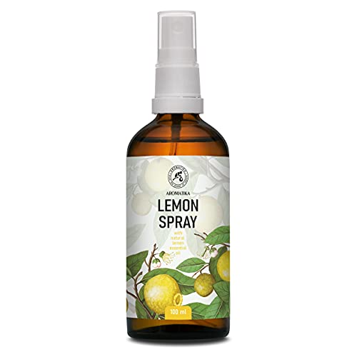 Spray Ambientador com Óleo Essencial de Limão 100 Ml AROMATIKA trust the power of nature - Óleo fragrante - óleo essencial de limão, 100 ml, elimina odores, desodorizador