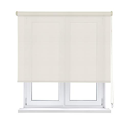 Estores de Rolo VIEWTEX (Branco - Algodão - 165 x 250 cm) VIEWTEX - Persianas e cortinas - branco, algodão, 165x250 cm