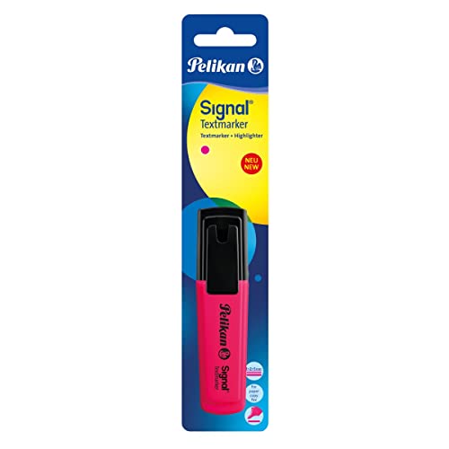Caneta de Feltro PELIKAN Signal Rosa (Ponta de 0.5 mm) Pelikan - Marcadores e marcadores de texto - caneta feltro, pelikan signal rosa, ponta 0.5mm, tinta água, traço uniforme