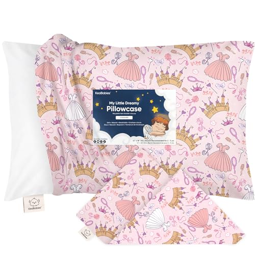 Capa de Almofada para Crianças Pequenas Orgânica Dear Princess KeaBabies - Fronhas e almofadas - orgânica, crianças pequenas