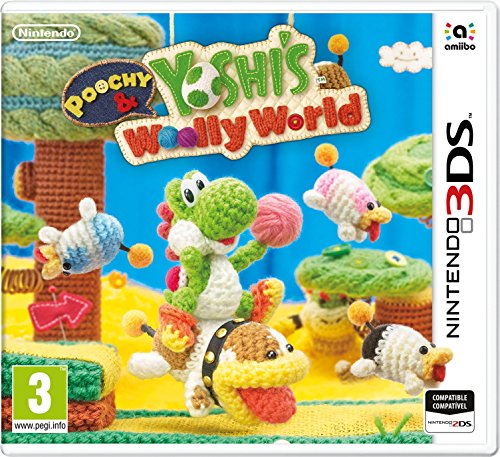 Jogo Nintendo Poopchi e Yoshis Woolly World (Nintendo 3Ds - Espanhol) Nintendo - Software de jogos de vídeo - nintendo, poopchi, yoshis woolly world, nintendo 3ds