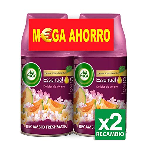 Recarga de ambientador AIR WICK Freshmatic Duplo Life Summer Delights (2 x 250 ml) Air Wick - Aromatizadores de ambiente - 250 ml, ambientador, duplo, summer delights