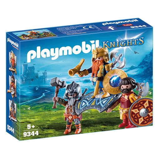Playmobil 9344 Rei der Zwergen (Jogos de Construção) PLAYMOBIL - Conjuntos de brinquedos - playmobil, 9344, rei, zwergen, jogos de construção
