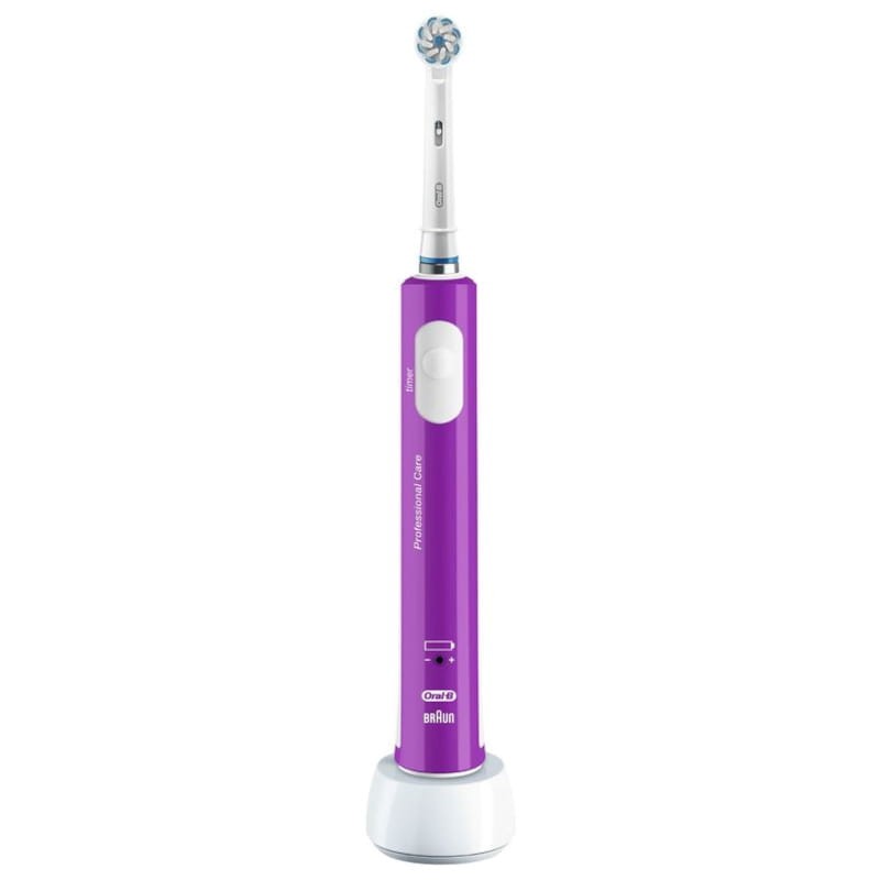Escova de Dentes Elétrica Oral-B Junior 6+ Roxo e Branco (Recondicionado Como Novo) Oral-B - Escovas de dentes - elétrica, recarregável, temporizador, 6 anos