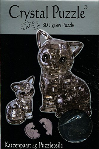 Puzzle 3D HCM KINZEL 59127 (49 peças) Hcm Kinzel - Quebra-cabeças de encaixar - 49 peças, 3D, gatos, transparentes