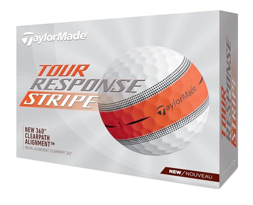 Taylor Made Golf TP-6 Tour Response Stripe 12 Pack TaylorMade Golf - Bolas de golfe - taylor made, golf, tp-6, tour response stripe, 12-pack