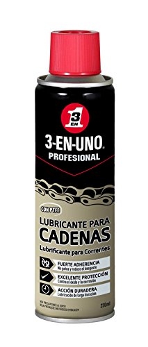 Lubrificante para Corrente 3 em 1 Profissional 250 Ml 3 EN 1 - Lubrificantes - ptfe, 3 em 1, 250 ml, resistente