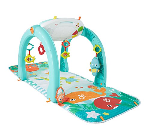 Jogo Didático FISHER-PRICE FXX12 (Bege - 36 x 25 x 24 cm) Mattel Spain - Brinquedos - 4 atividades, sentidos, tapete, bebé