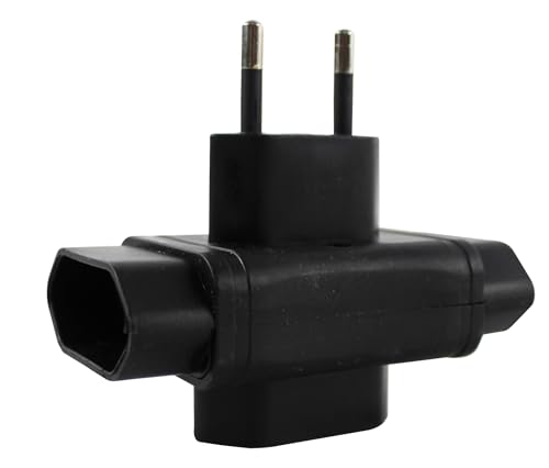 Adaptador de energia LAICA 3 em 1 preto ARBUTUS - Fios de extensão - 3 em 1, preto