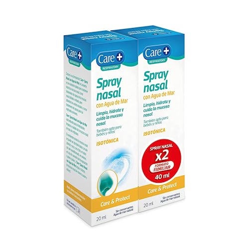Creme de Rosto CARE+ Duplo Spray Nasal com Água do Mar (40 ml) Stada - Medicamentos e drogas - duplo spray, água do mar, 40 ml