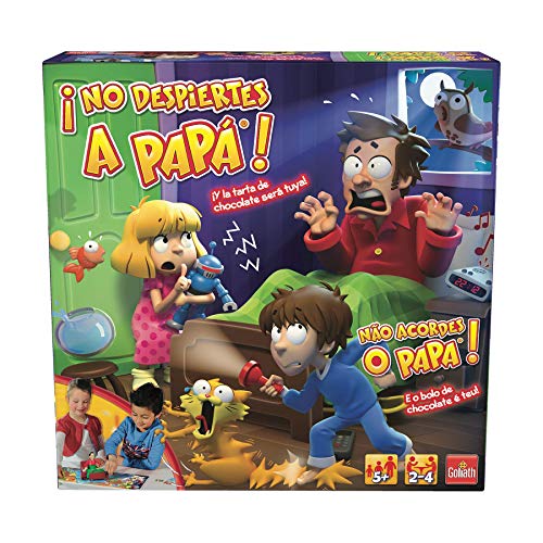 Jogo de tabuleiro GOLIATH No despiertes a papá Goliath - Jogos - roleta, avancar, cuidado, Papá dormindo