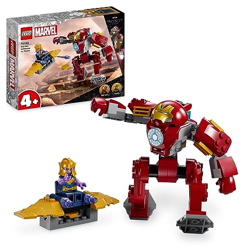 LEGO Marvel: Hulkbuster de Iron Man vs Thanos - 76263 (Idade mínima: 4) LEGO - Brinquedos - lego, marvel, Hulkbuster, Iron Man, thanos