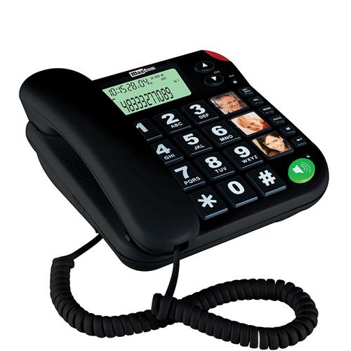 Telefone sem fio MAXCOM KXT480 Preto (Telefone Sem Fios) Maxcom - Telefonia - telefone, sem fio, maxcom kxt480, preto