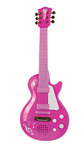 Guitarra SIMBA TOYS My Music World (Idade Mínima Recomendada: 3 anos) SIMBA - Instrumentos de brinquedo - guitarra elétrica, corpo em madeira, cordas metálicas, amplificador