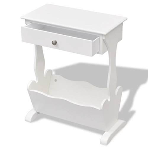 Prateleira VIDAXL Branco (MDF - 60.5 x 10 x 61 cm) vidaXL - Conjuntos de móveis - prateleira, branco, MDF, 60.5x10x61cm