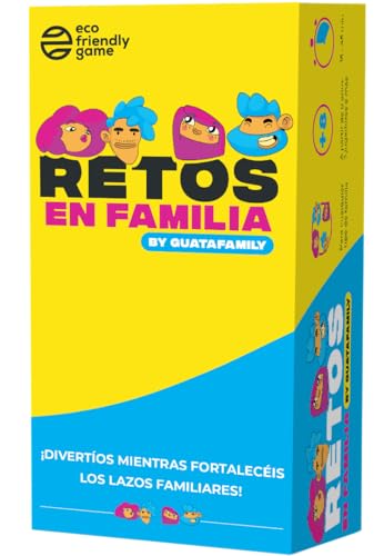 Jogo Coletivo RETOS EN FAMILIA Guatafamily (Idade Mínima Recomendada: 8 anos) Juegos - Jogos de tabuleiro - cartas, 8 anos, familiar, diversão