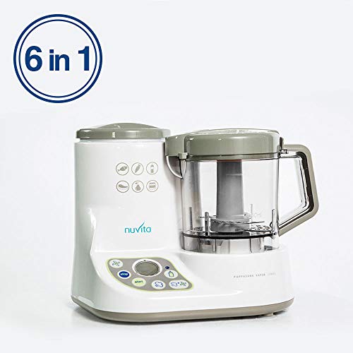 Robô de Cozinha Nuvita Pappasana Vapor Combo 6 em 1 Nuvita - Batedeiras e liquidificadores - cozinha, vapor, 6 em 1