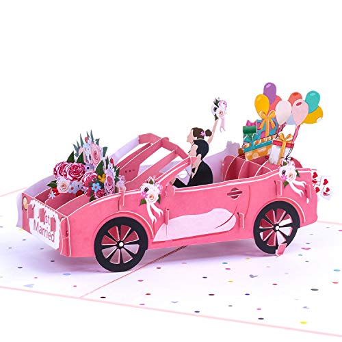 Favor Pop Up 3D Wedding Card Carriage Wedding Favour Pop Up - Cartões de cumprimentos e de nota - favor, pop up, cartão de casamento