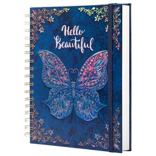 Caderno de Notas SPIRAL NOTEBOOK Mariposa (B5 - 21x15cm) sexeeg - Cadernos e bloco de notas - spiral, b5, 21x15cm