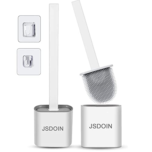 Escovas para Sanita JSDOIN 2 Peças Brancas Jsdoin - Escovas e suportes de vaso sanitário - 2 peças, brancas, limpeza, fácil de limpar