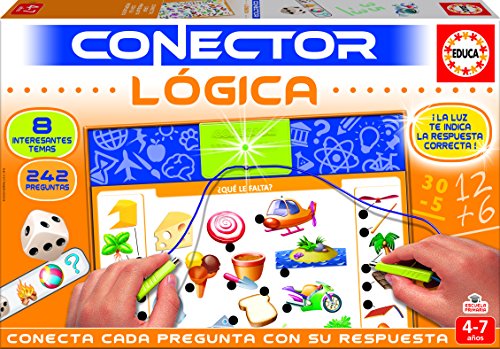 Conector lógico para circuitos EDUCA Y BORRAS Educa Borrás - Jogos - 242 perguntas, multi-conector, livro explicativo