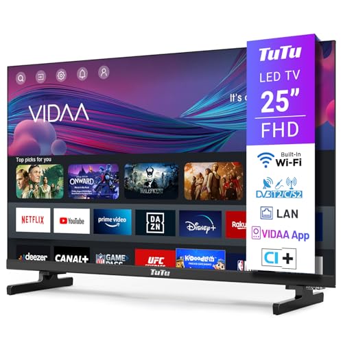 TV TUTU TUTU TUV25FQ1B (LED - 25'' - 63 cm - Full HD) INNO TECHNOLOGY BV - Televisores - led, 2,5 polegadas, full hd