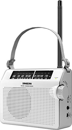 Rádio SANGEAN PR-D6 (Branco - Analógico - FM/AM) Sangean - Radios - analógico, fm/am, sintonizador, bateria recarregável