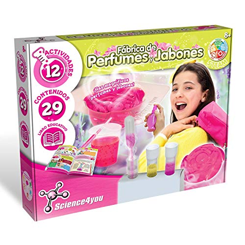 Kit de Ciência SCIENCE 4YOU Fabrico de Perfumes e Sabonetes Science4you - Conjuntos de ciência e exploração - perfumes, sabonetes, fabricação