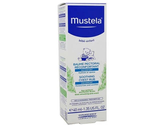 Creme Corporal MUSTELA Bálsamo Reconfortante Peitoral (40 ml) Mustela - Loção e hidratante - hidratação, pele macia, reconfortante