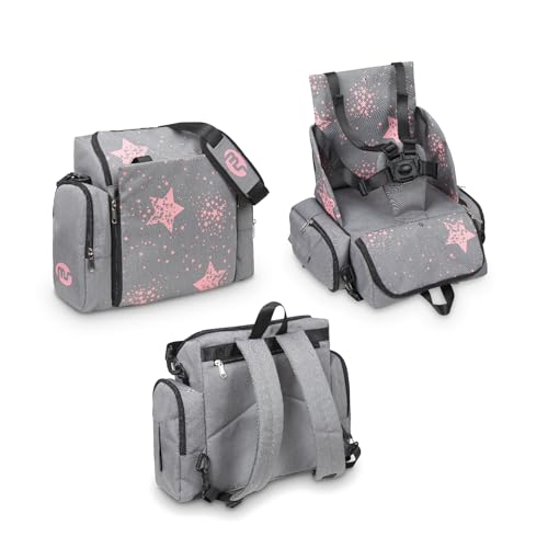 Cadeira de Viagem INNOVACIONES MS Booster Bag Stars Innovaciones MS SL - Cadeiras altas e assentos elevatórios - compartimento, aresta ajustável, mochila, seguro