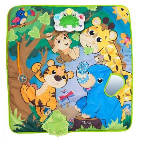 Tapete de Atividades CHICCO Musical Jungle Playmat (Multicor - 100 x 70 cm) Chicco - Brinquedos - multicor, 100 x 70 cm, atividades manuais, efeitos de luz