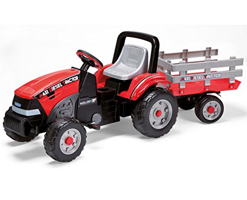 Trator de brincar PEG PEREGO Maxi Diesel (3 anos) Peg Perego - Veículos de empurrar e pedalar - pedais, 3 anos, capacidade de carga, estabilizador