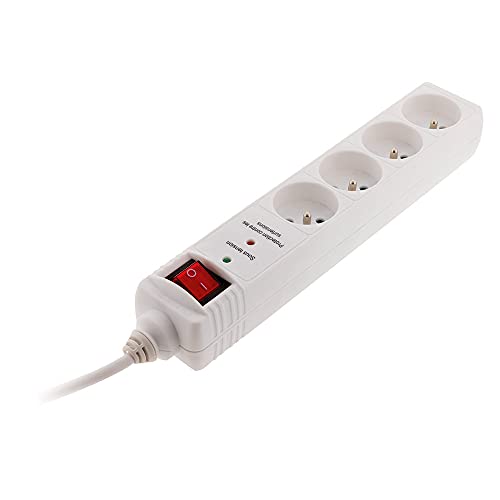 Extensão Elétrica INOTECH 4X16B (4 Tomadas) Inotech - Fios de extensão - 4 tomadas, 1,5 m, proteção sobrecarga, interruptor on/off
