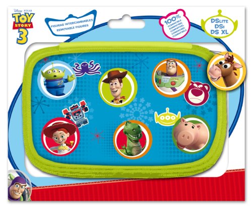 Mala Nintendo 3DS / New 2DS / 2DS XL TOY STORY 3 Indeca - Acessórios para console de jogo portátil - nintendo 3ds, Toy Story 3, resistente, cartuchos