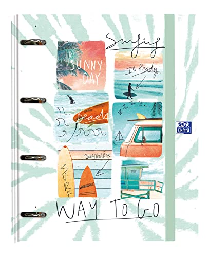 Dossier OXFORD Surf (A4 - 26.7x2cm - Multicor) Hamelin Brands - Pastas Organizadoras - dossier, oxford surf, a4, multicor, recorte, design de surf