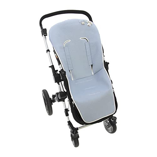 Almofada de Verão para Carrinho de Passeio Universal Verde Rosy Fuentes - Forros e sacos de transporte para bebês - verde, reversível, algodão