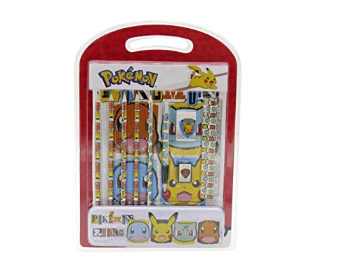 Estojo de Lápis METAL COLORIDO Pokémon (7 x 9.5 cm) CYPBRANDS - Kits de desenho e pintura - metal, colorido, pokemon, 7 x 9,5 cm