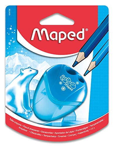 MAPED I-Gloo 3 Unidades (Recondicionado Sinais de Uso) Maped - Afia-lápis - recondicionado, bpa free, dois depósitos, infantil